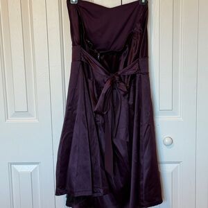 Trixxi Deep Purple Strapless Dress